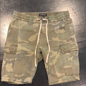 Pacsun Camo Cargo drawstring shorts size S